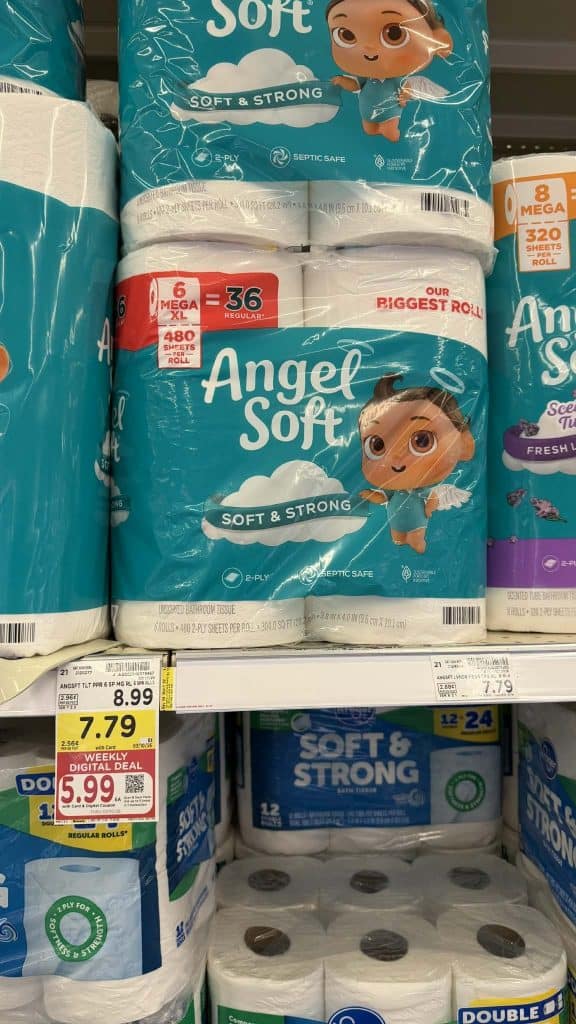 angel soft kroger shelf image