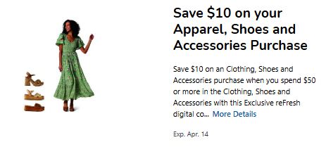 apparel and shoes kroger digital coupon
