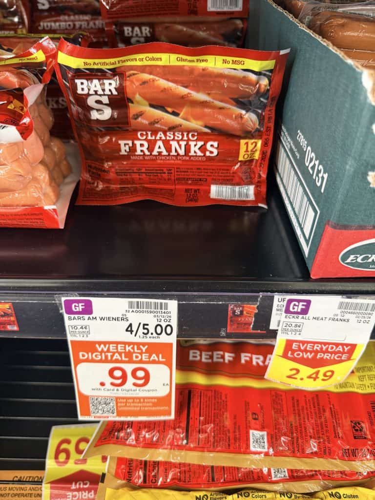bar s franks kroger shelf image