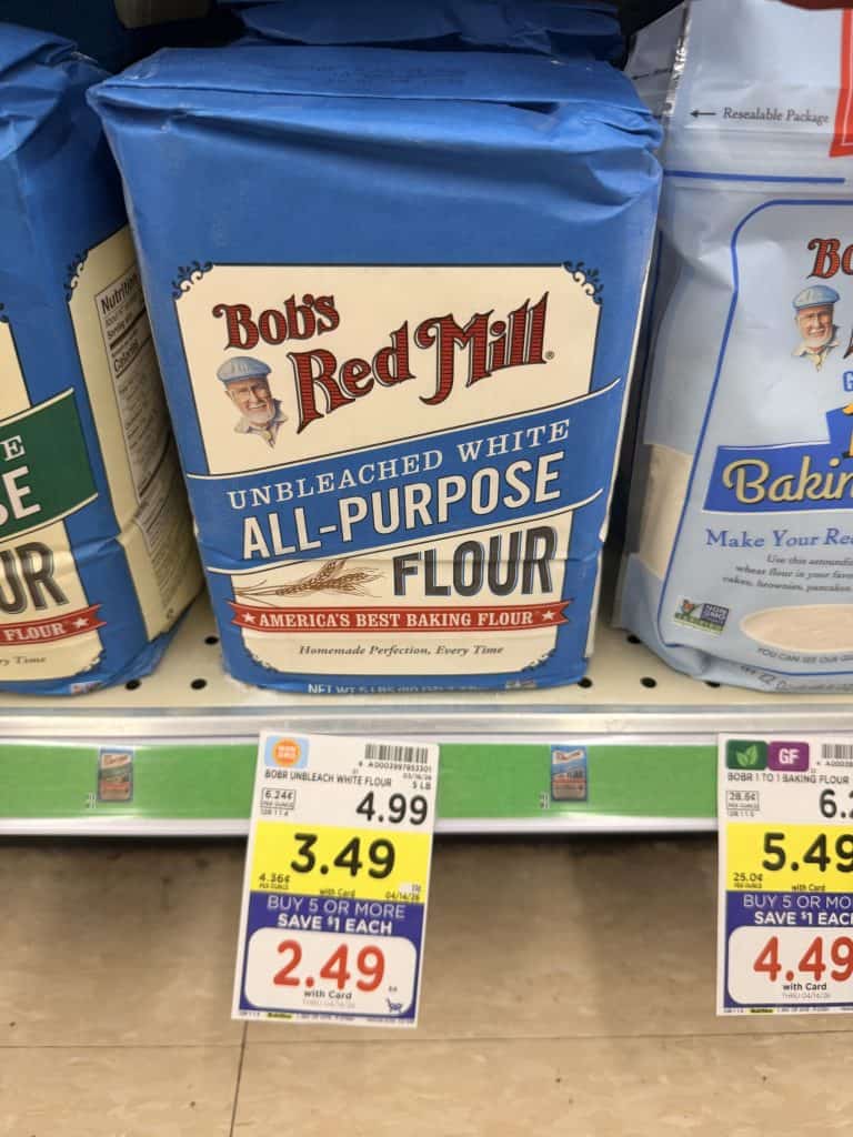 bob's red mill flour kroger shelf image (1)
