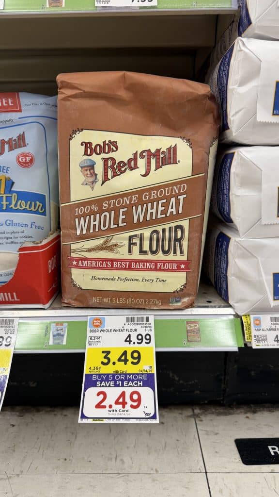 bob's red mill flour kroger shelf image (1)