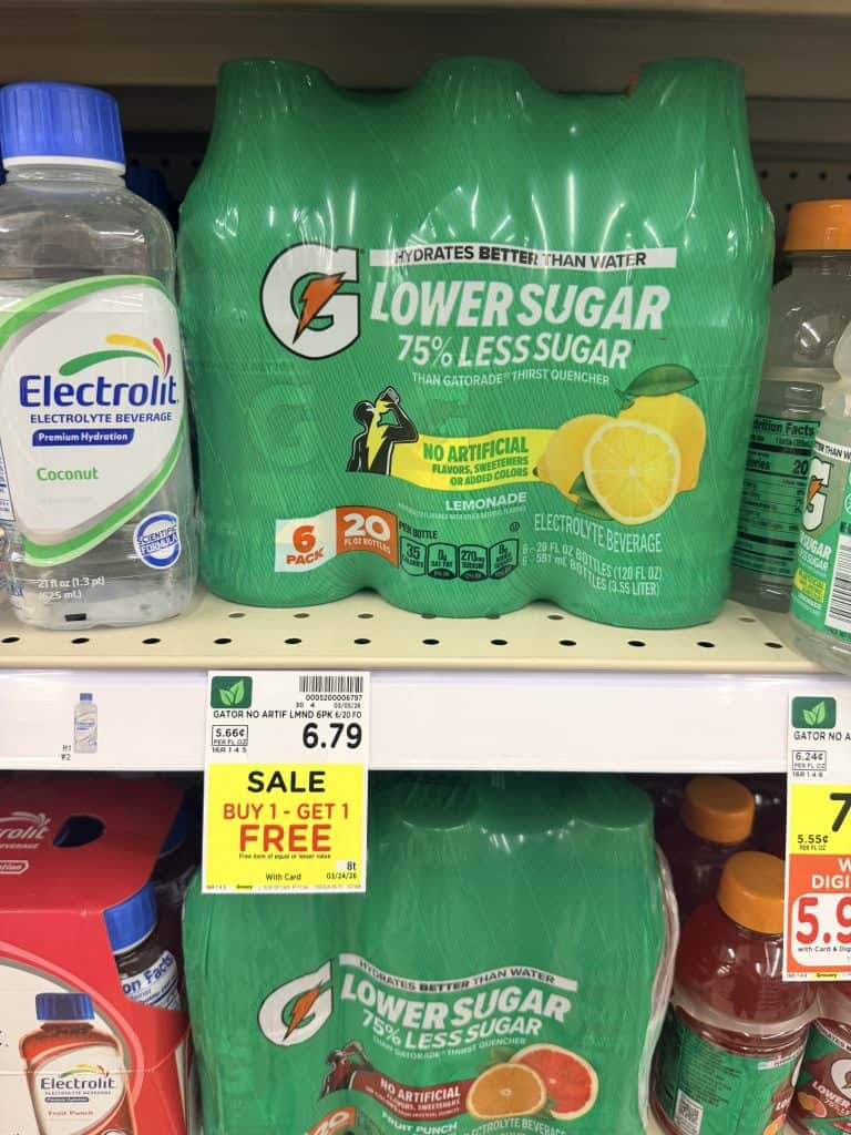 gatorade lower sugar kroger shelf image (1)