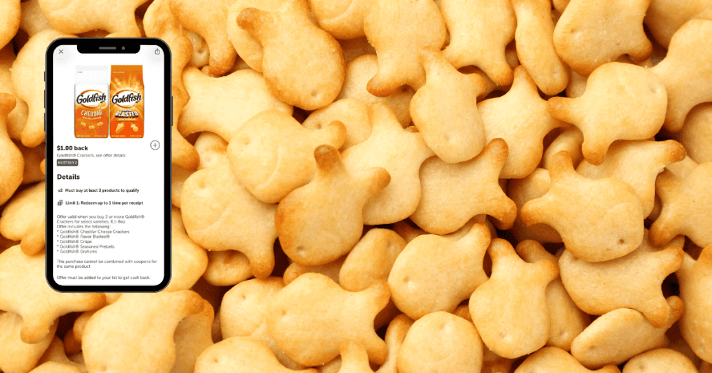 goldfish crackers ibotta rebate kroger