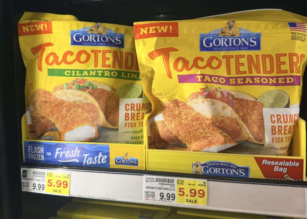 gorton's taco tenders kroger shelf image