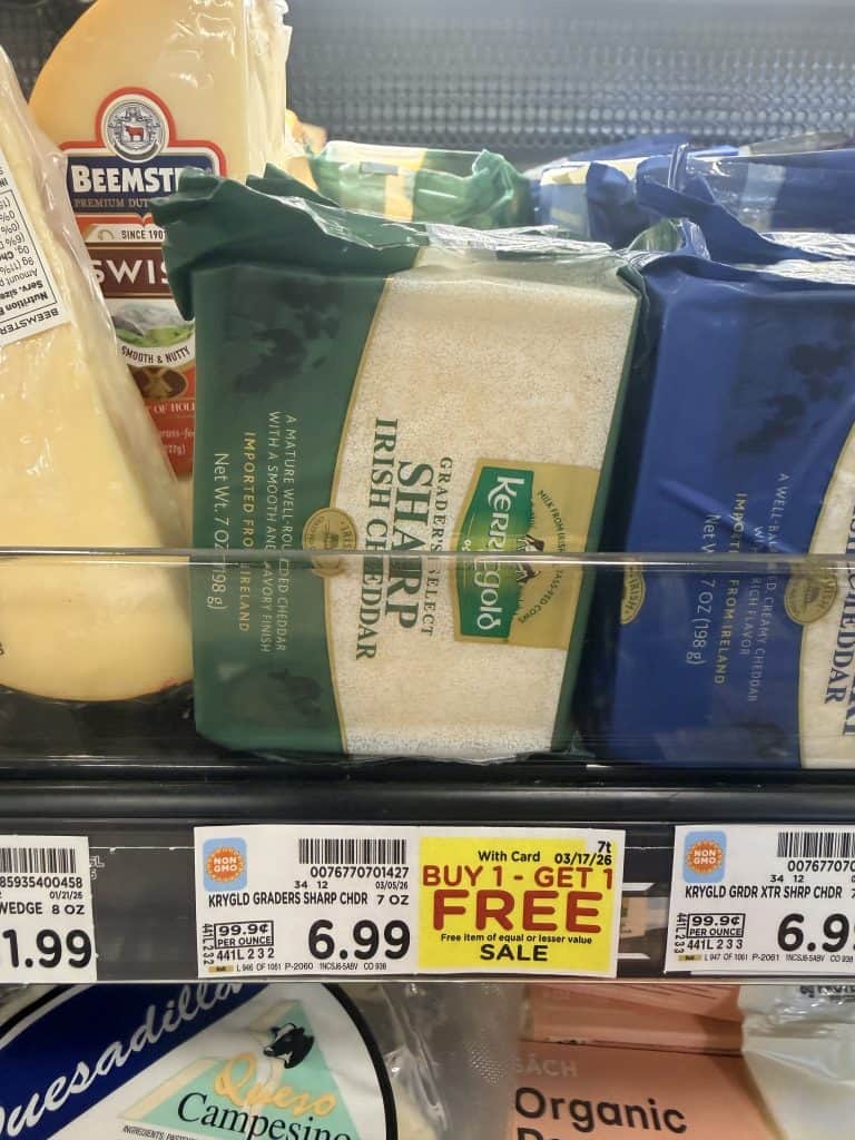 kerrygold cheese kroger shelf image (1)