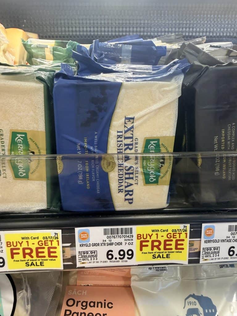 kerrygold cheese kroger shelf image (1)