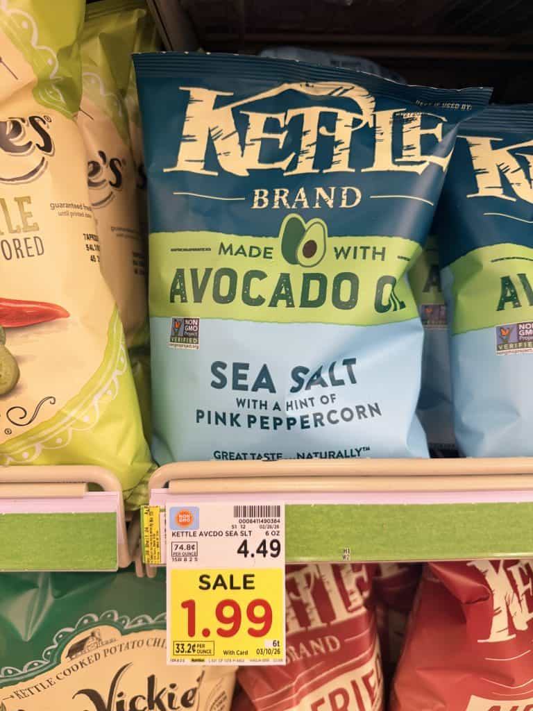 kettle brand chips kroger shelf image (1)