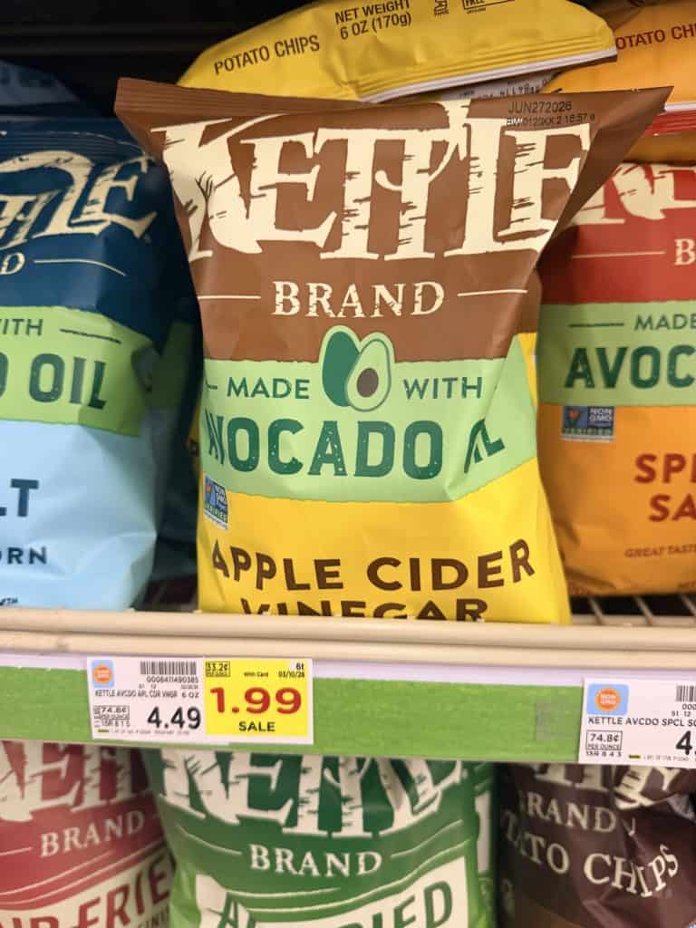 kettle brand chips kroger shelf image (1)