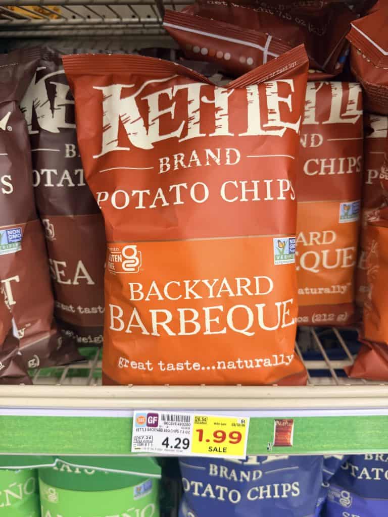 kettle brand chips kroger shelf image (1)