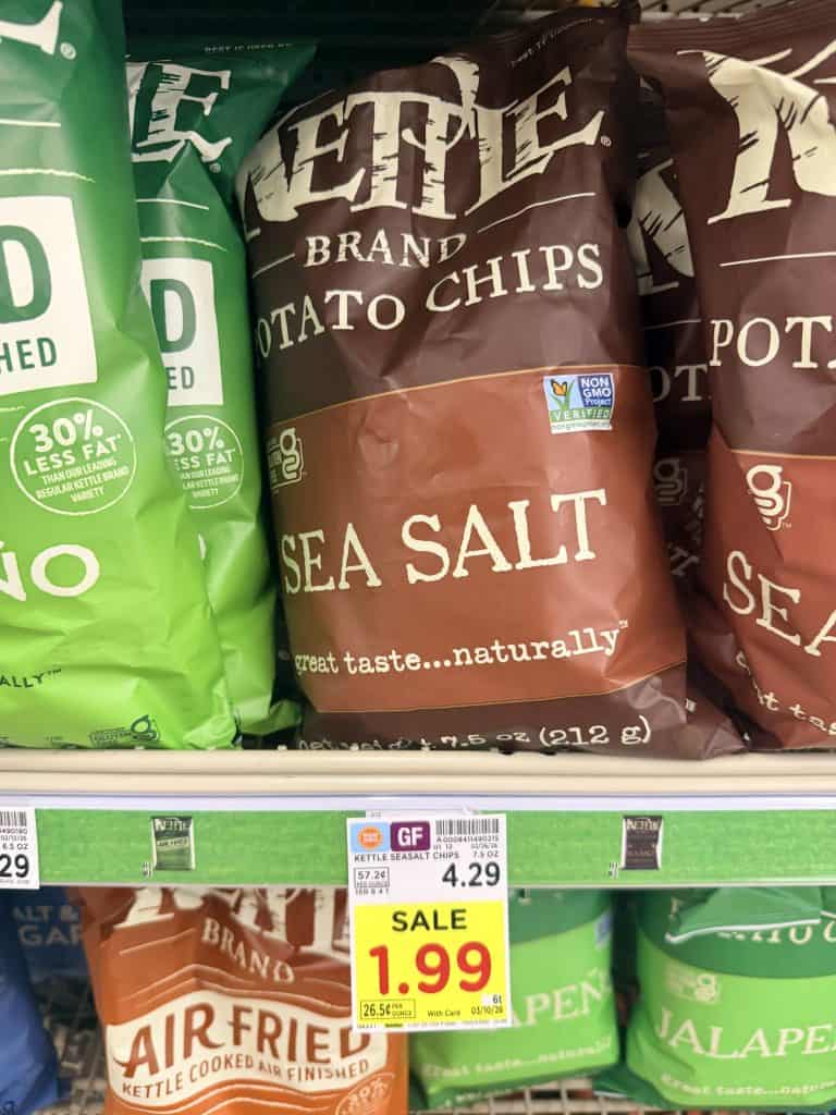 kettle brand chips kroger shelf image (1)
