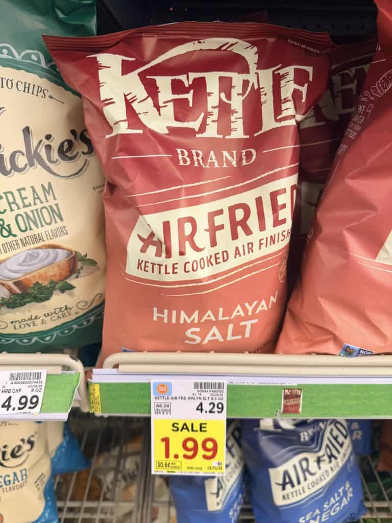 kettle brand chips kroger shelf image (1)