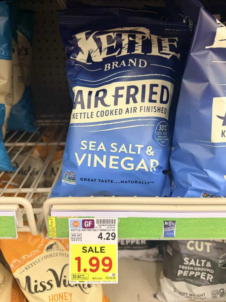 kettle brand chips kroger shelf image (1)
