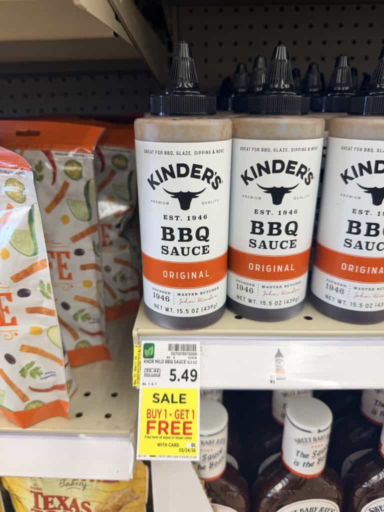 kinder sauces kroger shelf image (3)