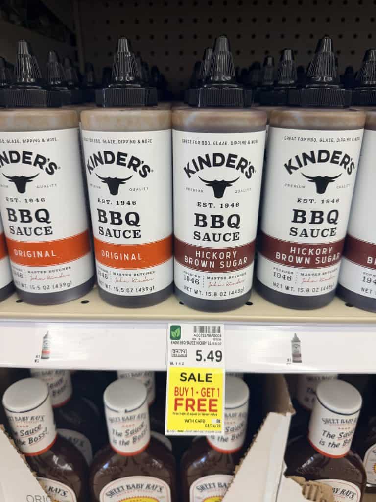 kinder sauces kroger shelf image (3)