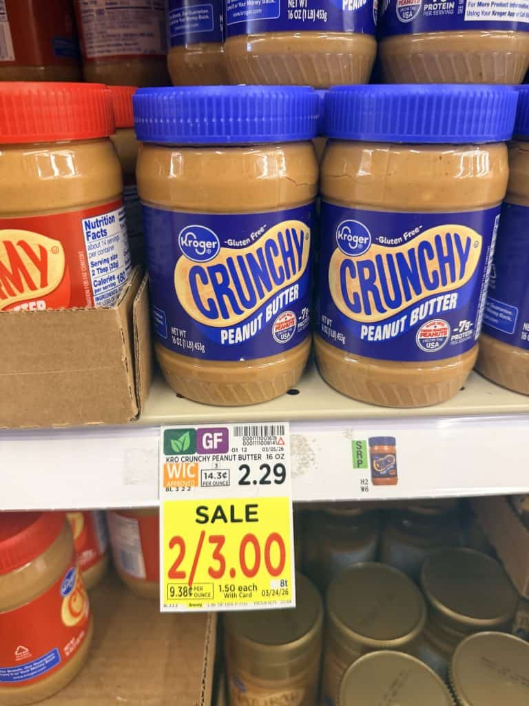 kroger peanut butter shelf image (1)