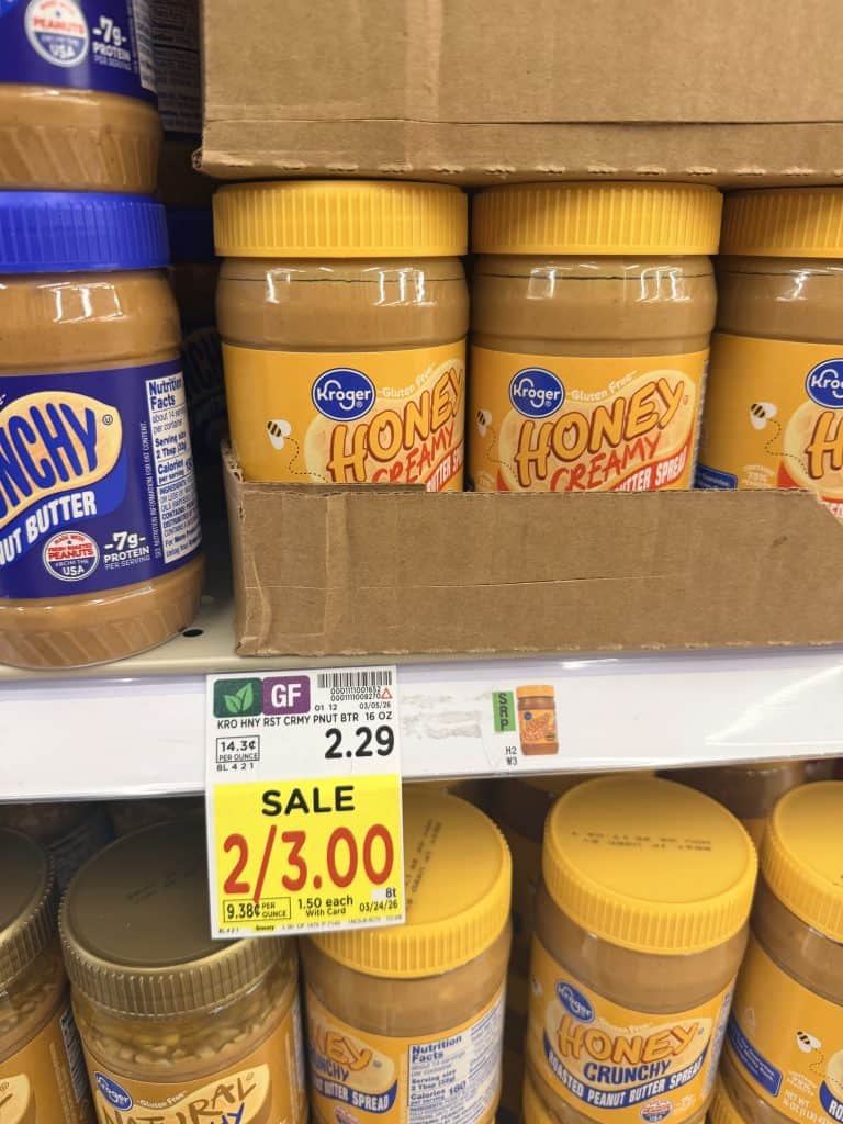 kroger peanut butter shelf image (1)