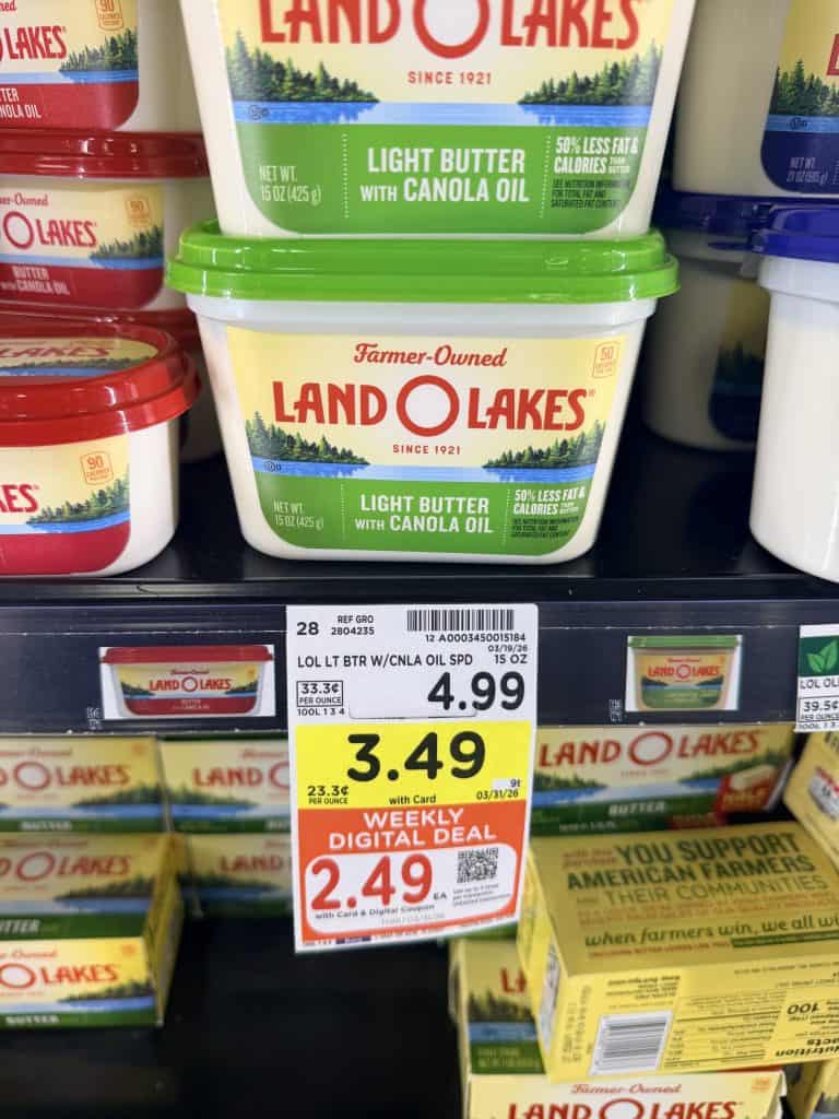 land o lakes butter kroger shelf image (3)