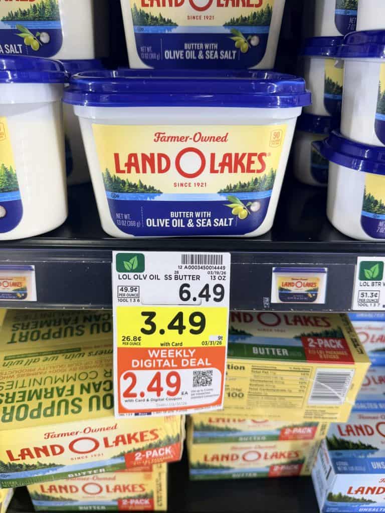 land o lakes butter kroger shelf image (3)