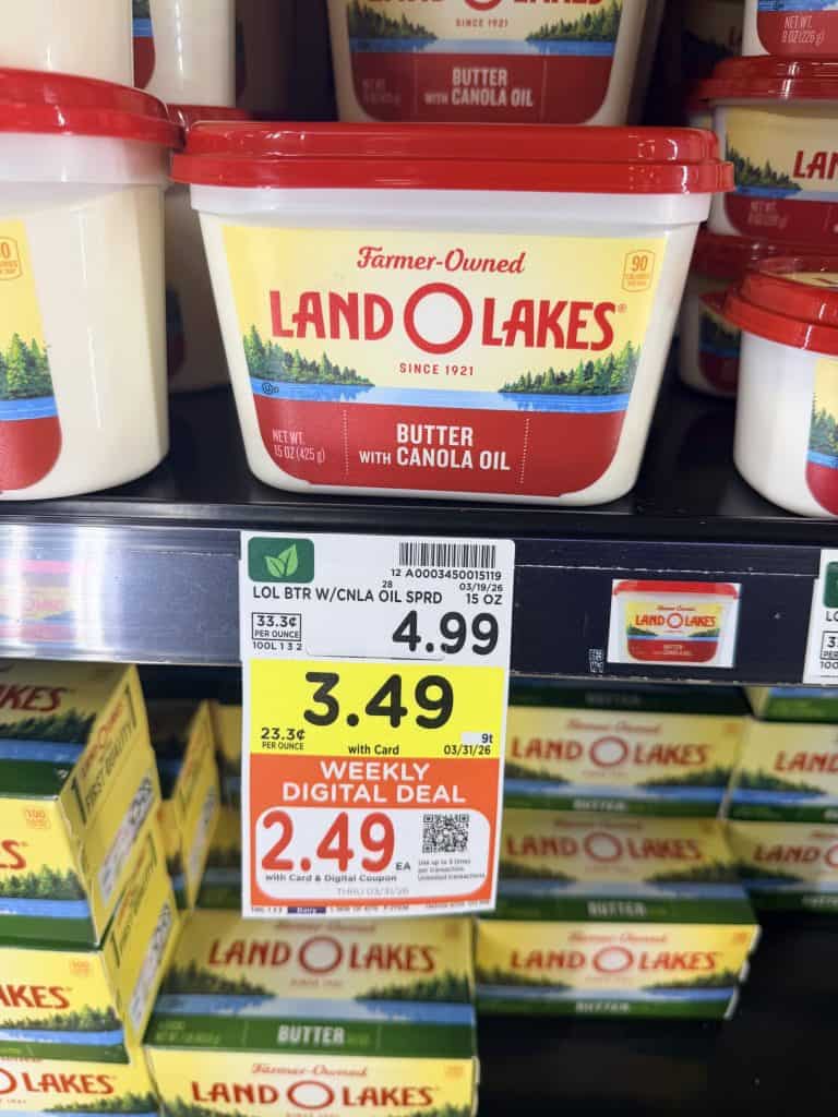 land o lakes butter kroger shelf image (3)