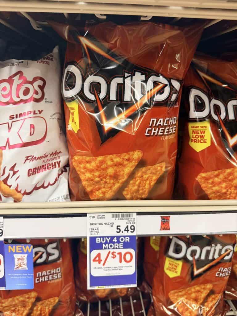 lays doritos and cheetos kroger shelf image (1)