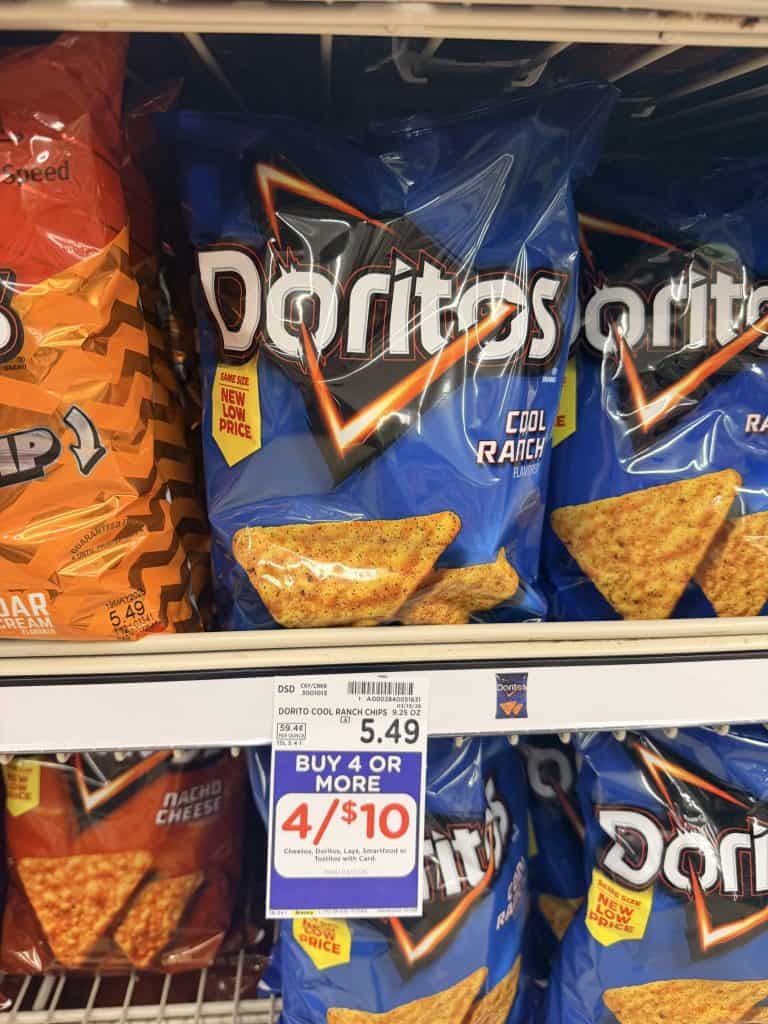 lays doritos and cheetos kroger shelf image (1)