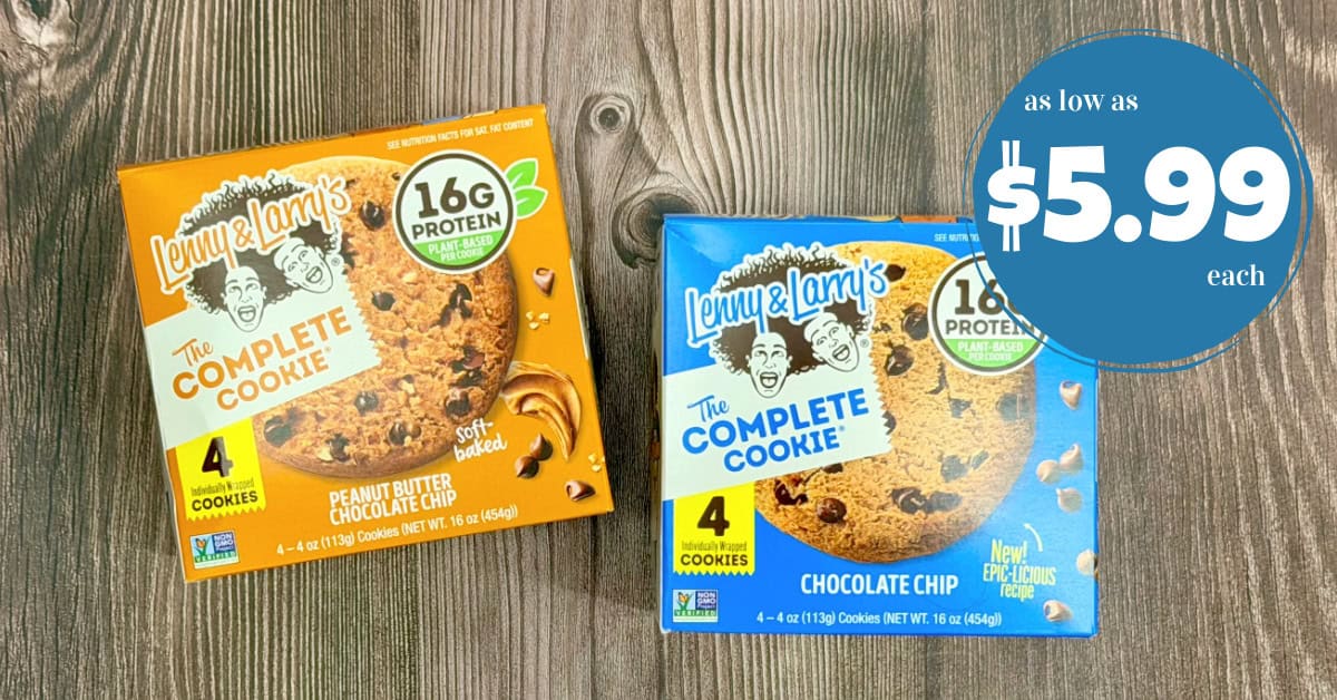 Lenny & Larry's The Complete Cookies as low a $5.99! - Kroger Krazy