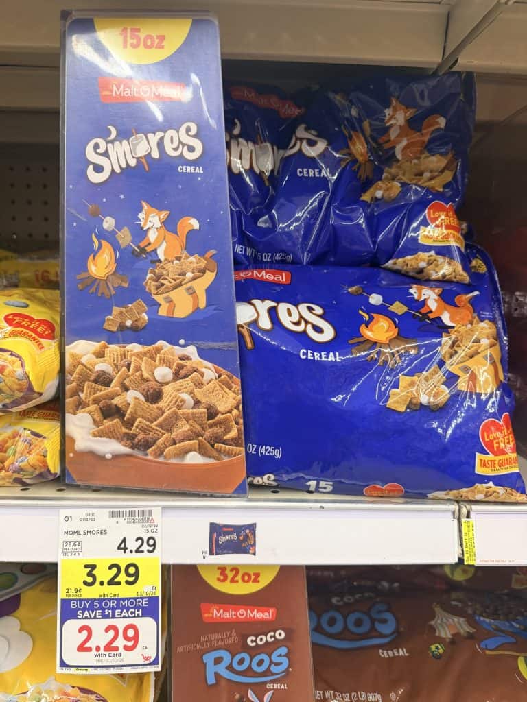 malt-o-meal cereal kroger shelf image (1)
