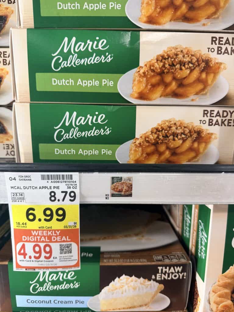 marie callender's pie kroger shelf image (10)