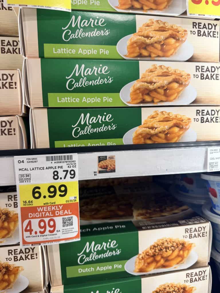 marie callender's pie kroger shelf image (10)