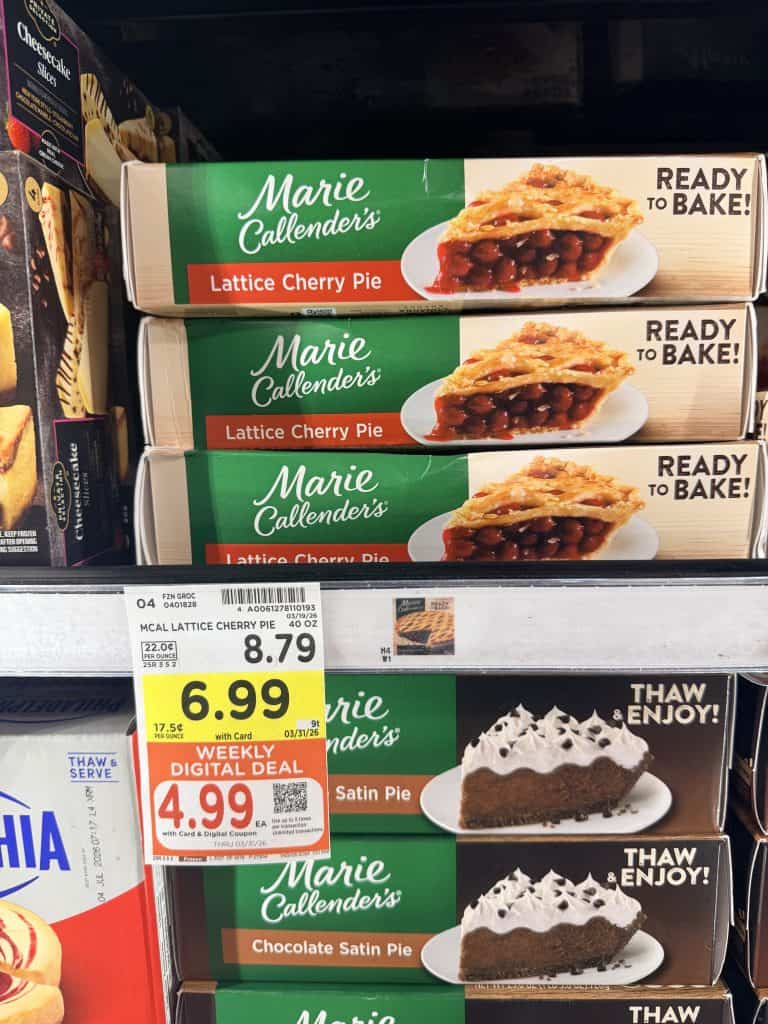 marie callender's pie kroger shelf image (10)