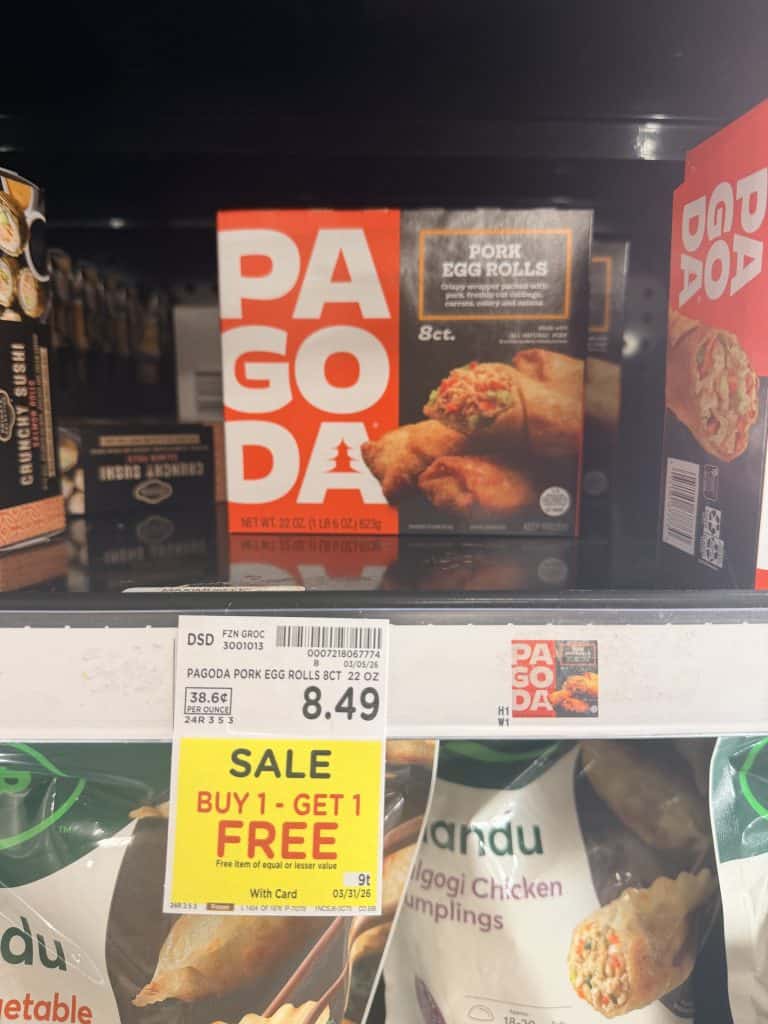 pagoda egg rolls kroger shelf image (1)