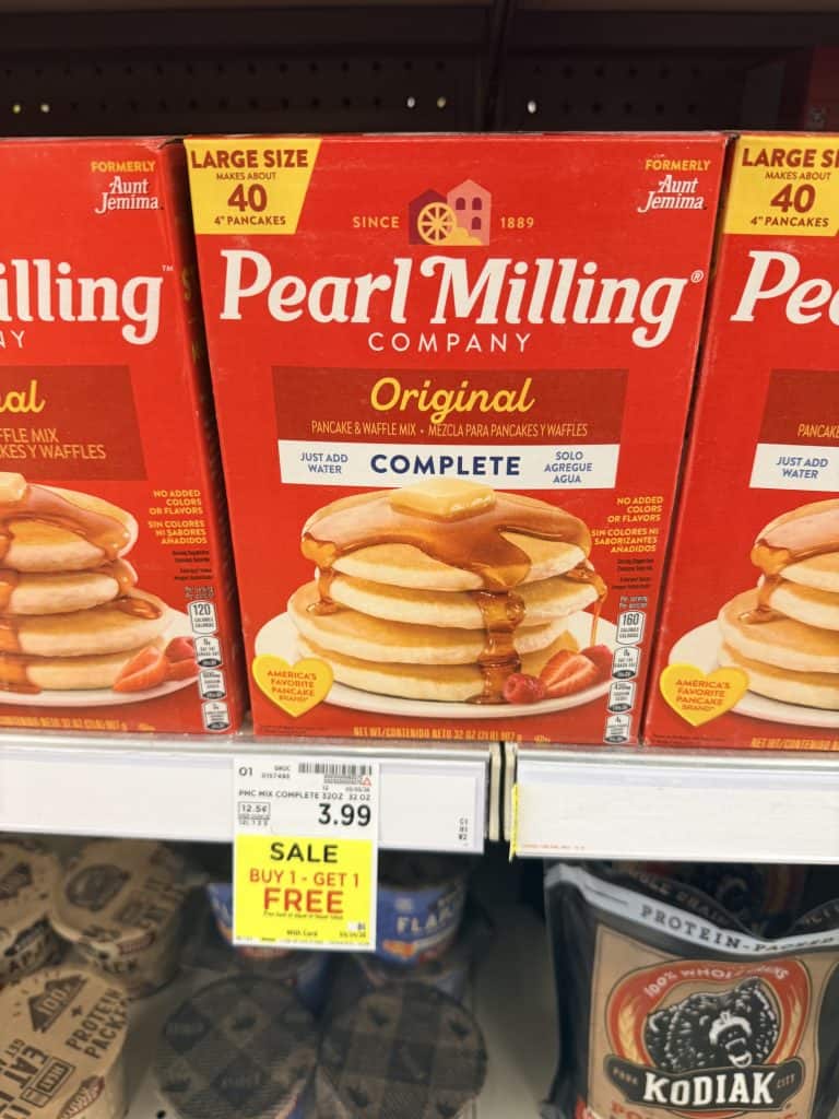 pearl milling pancake mix and syrup kroger shelf image (1)