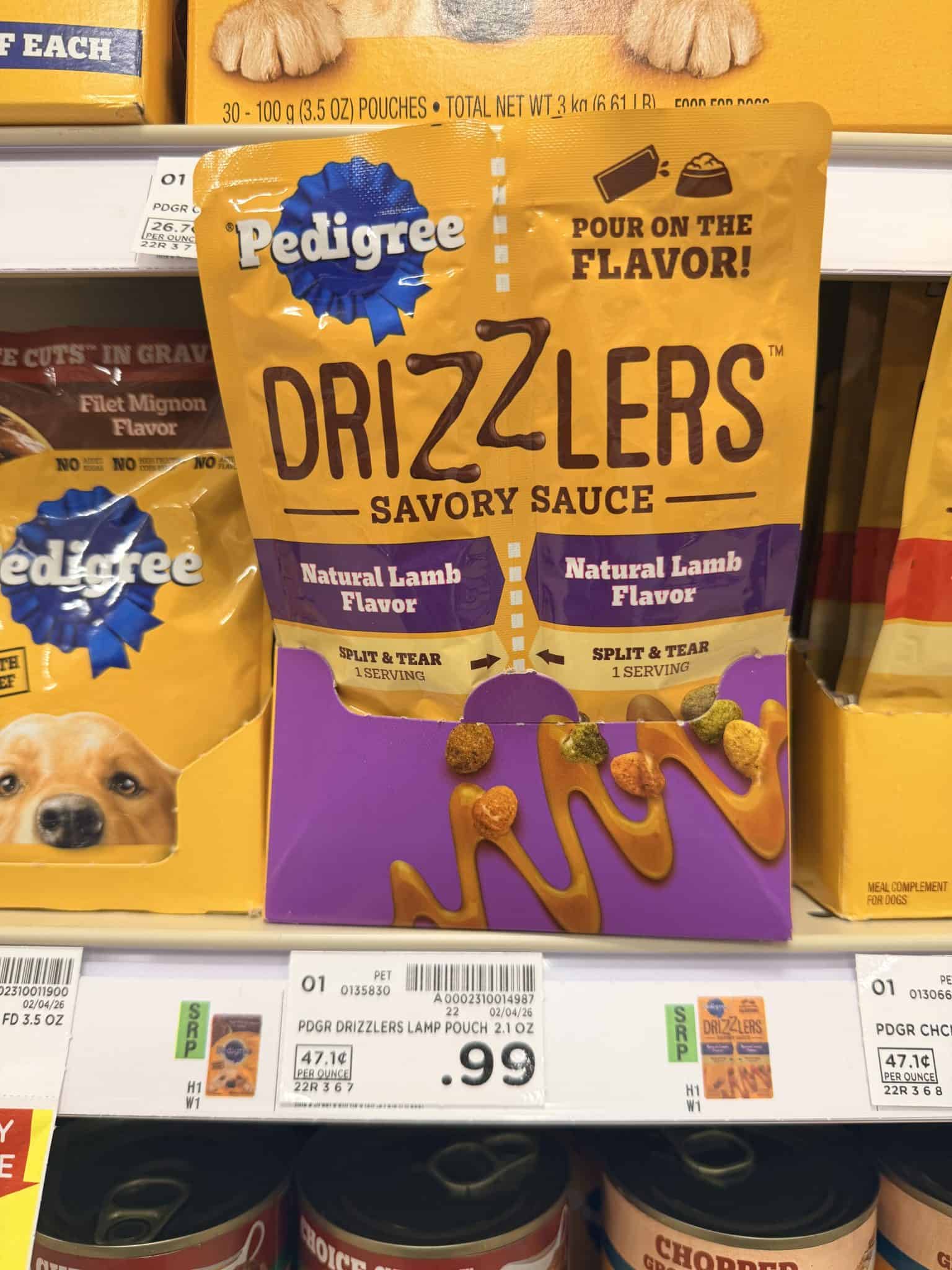 Pedigree Drizzlers as low as 69¢! - Kroger Krazy