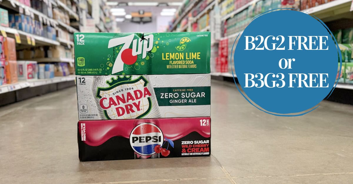 Pepsi, Canada Dry and 7UP are B2G2 or B3G3 FREE! - Kroger Krazy