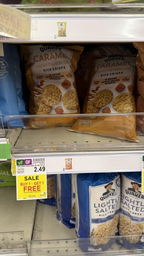 quaker rice crisps kroger shelf image (1)