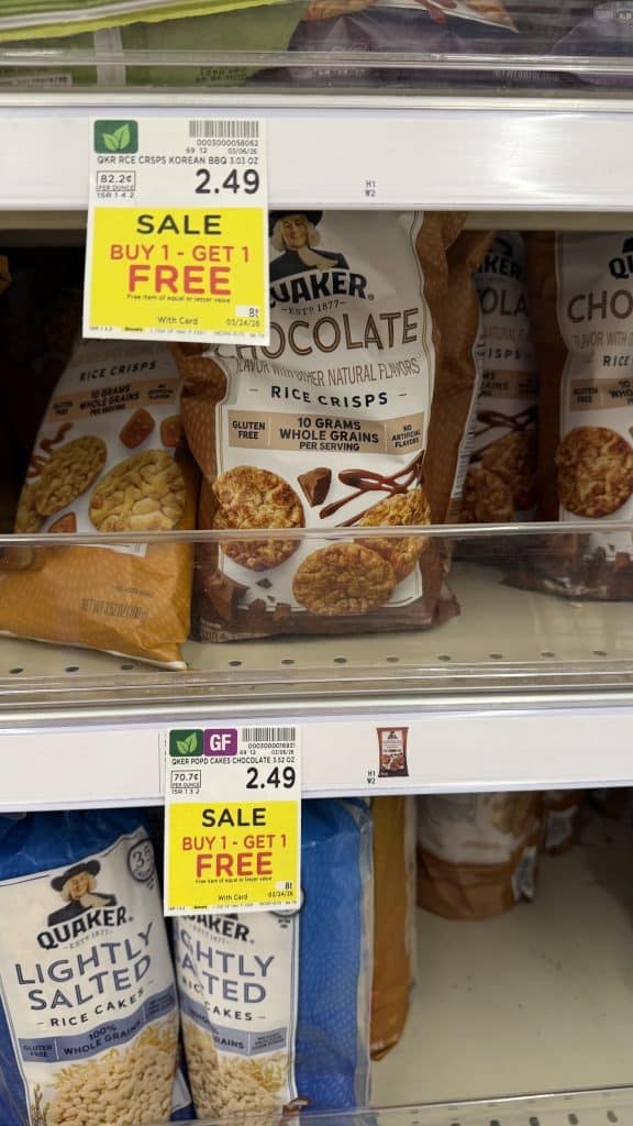quaker rice crisps kroger shelf image (1)