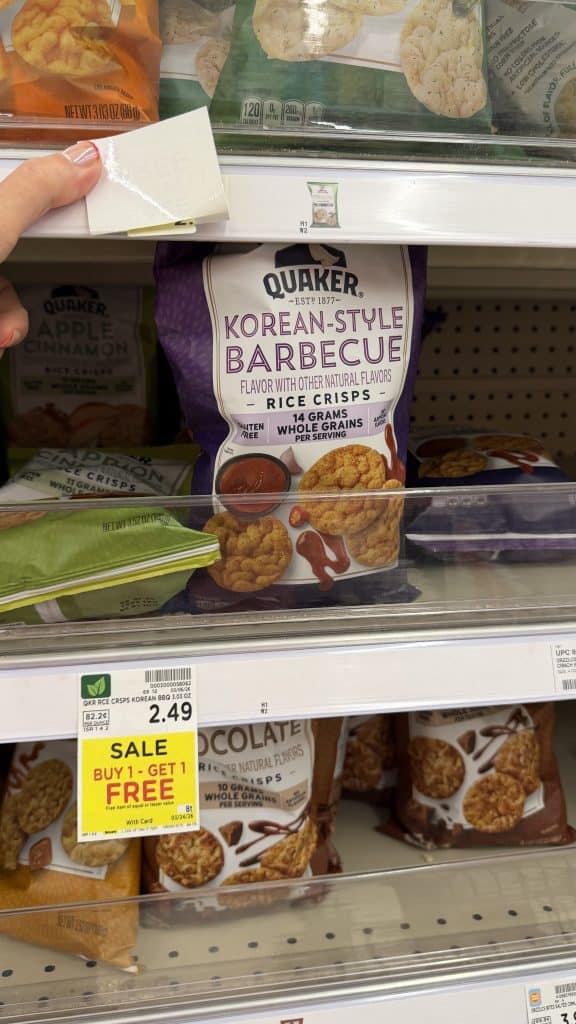 quaker rice crisps kroger shelf image (1)