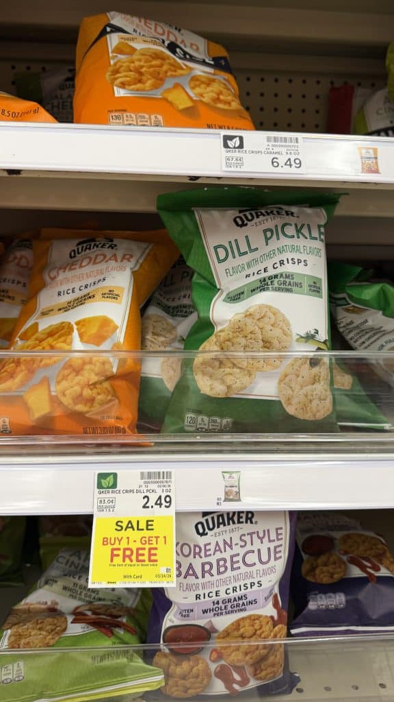 quaker rice crisps kroger shelf image (1)