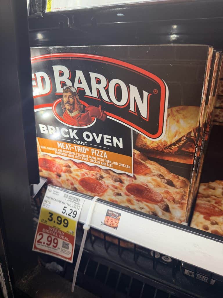 red baron pizza kroger shelf image (1)