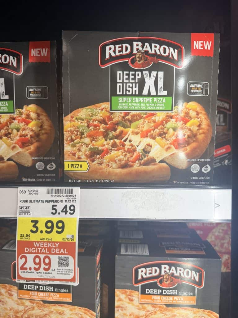 red baron pizza kroger shelf image (1)