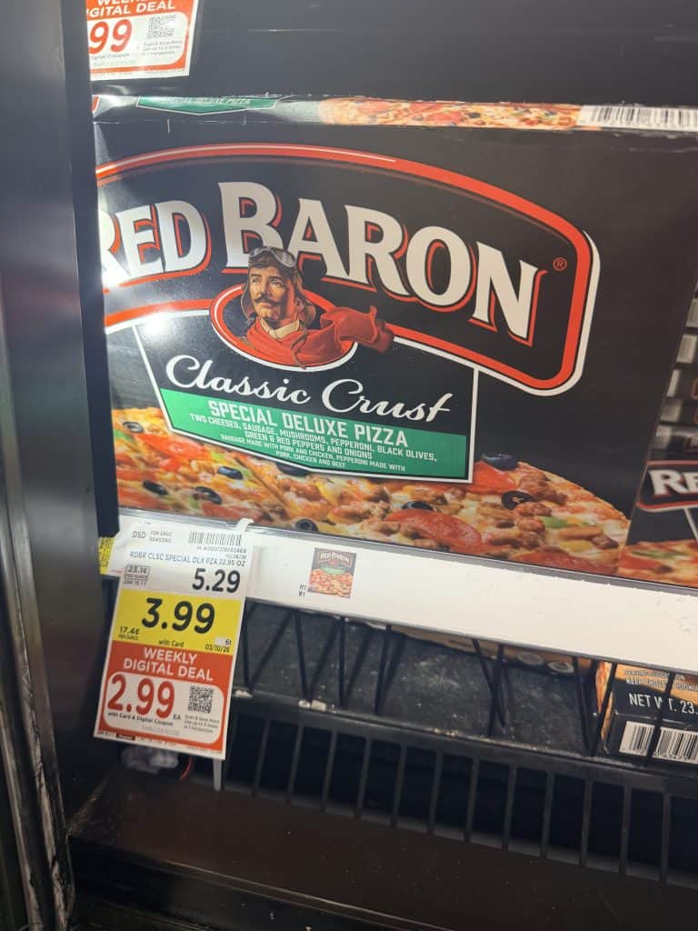 red baron pizza kroger shelf image (1)