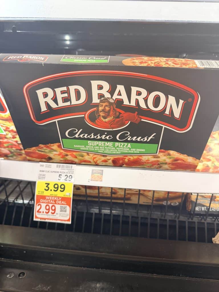 red baron pizza kroger shelf image (1)