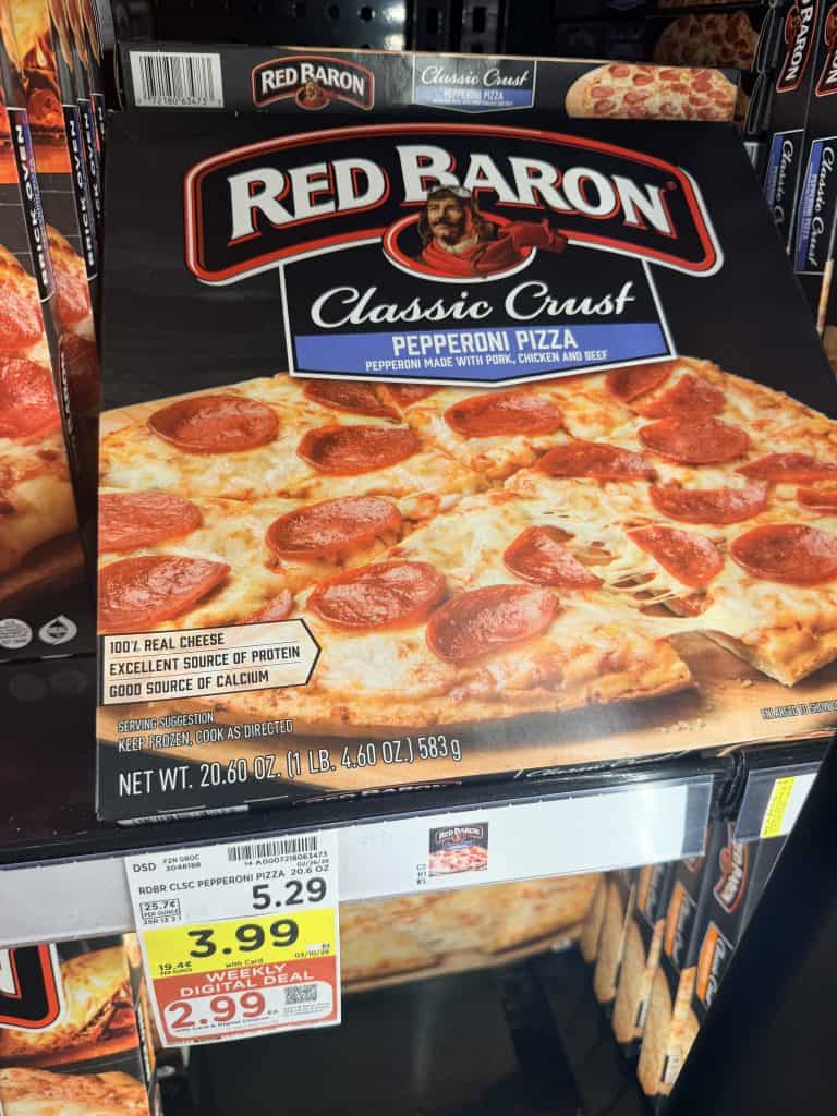 red baron pizza kroger shelf image (1)