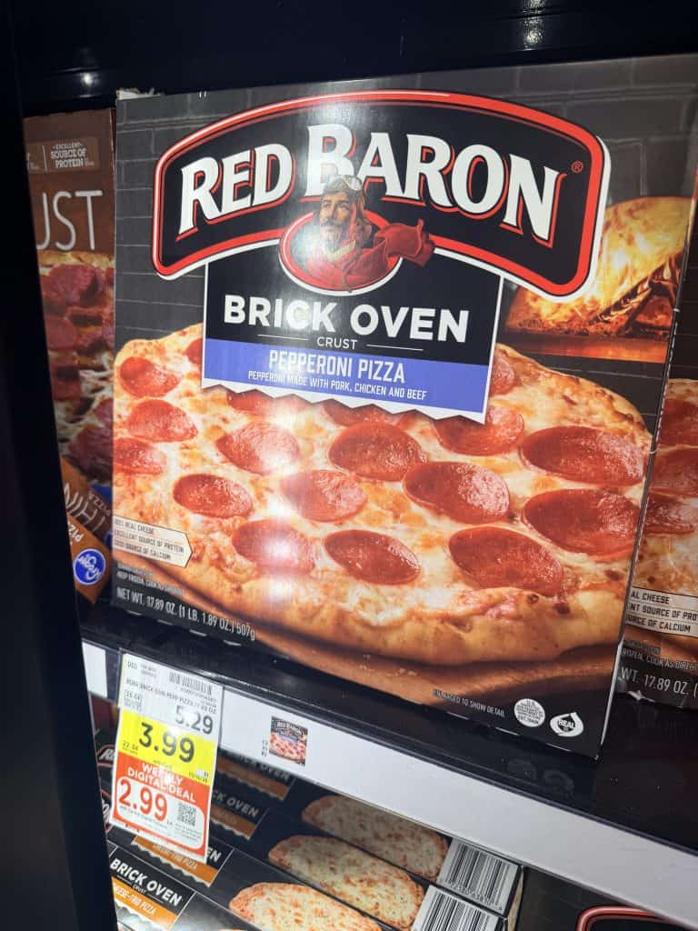 red baron pizza kroger shelf image (1)