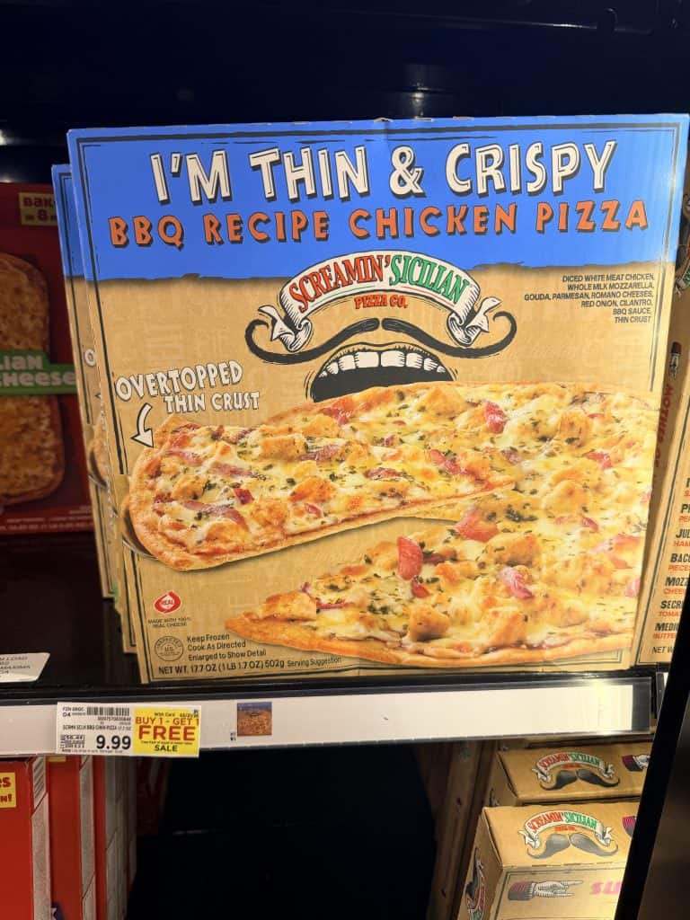 screamin sicilian pizza kroger shelf image (1)