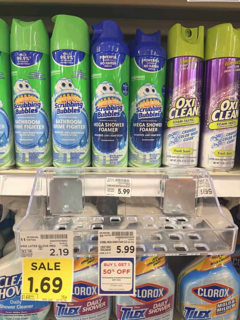 scrubbing bubbles kroger shelf image
