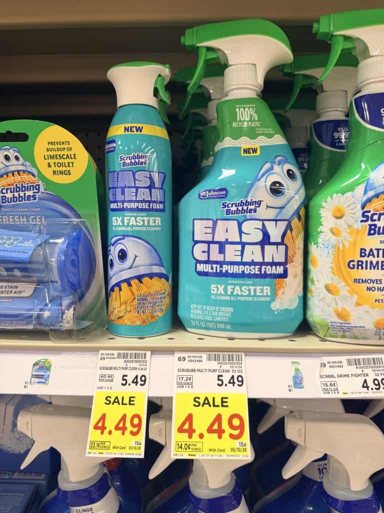 scrubbing bubbles kroger shelf image
