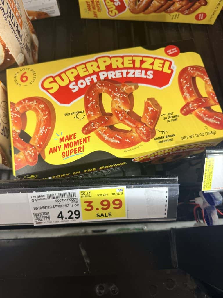 superpretzel kroger shelf image
