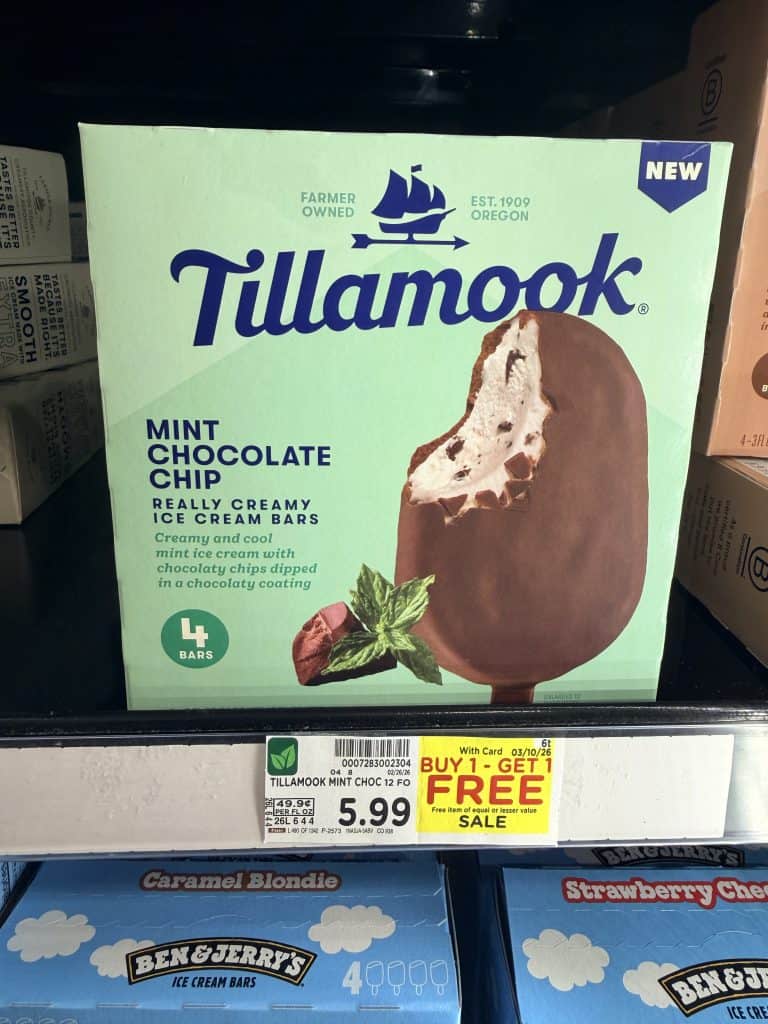 tillamook ice cream bars kroger shelf image (1)