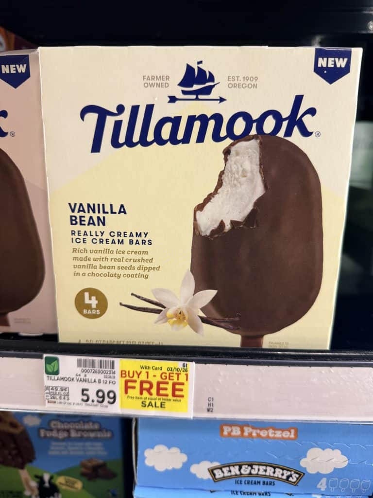 tillamook ice cream bars kroger shelf image (1)